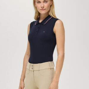 Cordova Sleeveless Polo DESERT SKY