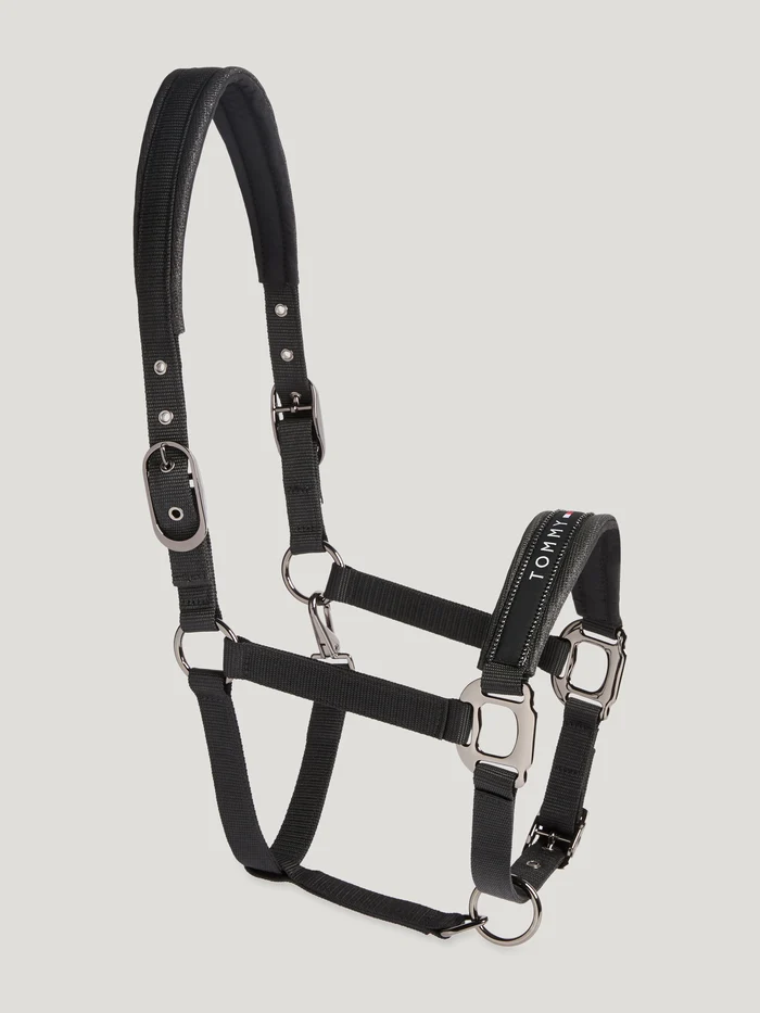 Yale Shine Set Halter Rope BLACK