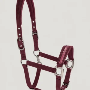 Yale Shine Set Halter Rope DEEP BURGUNDY