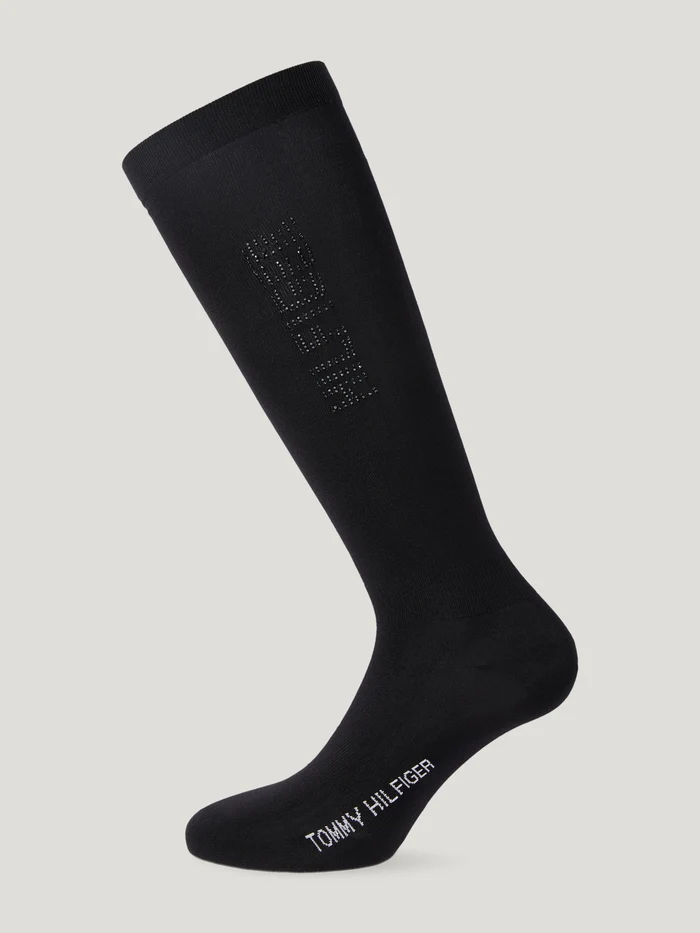 Keddie Women Rhinestone Socks BLACK